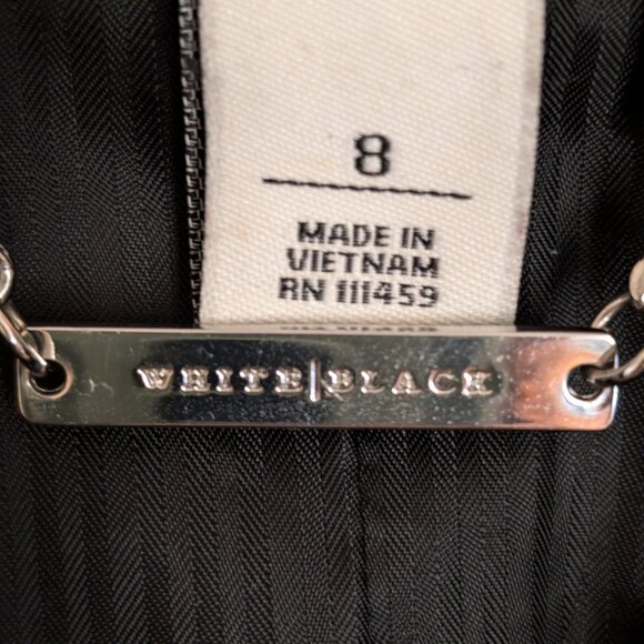 BLUE WHITE SPORTY CLASSIC COAT - Picture 2 of 5